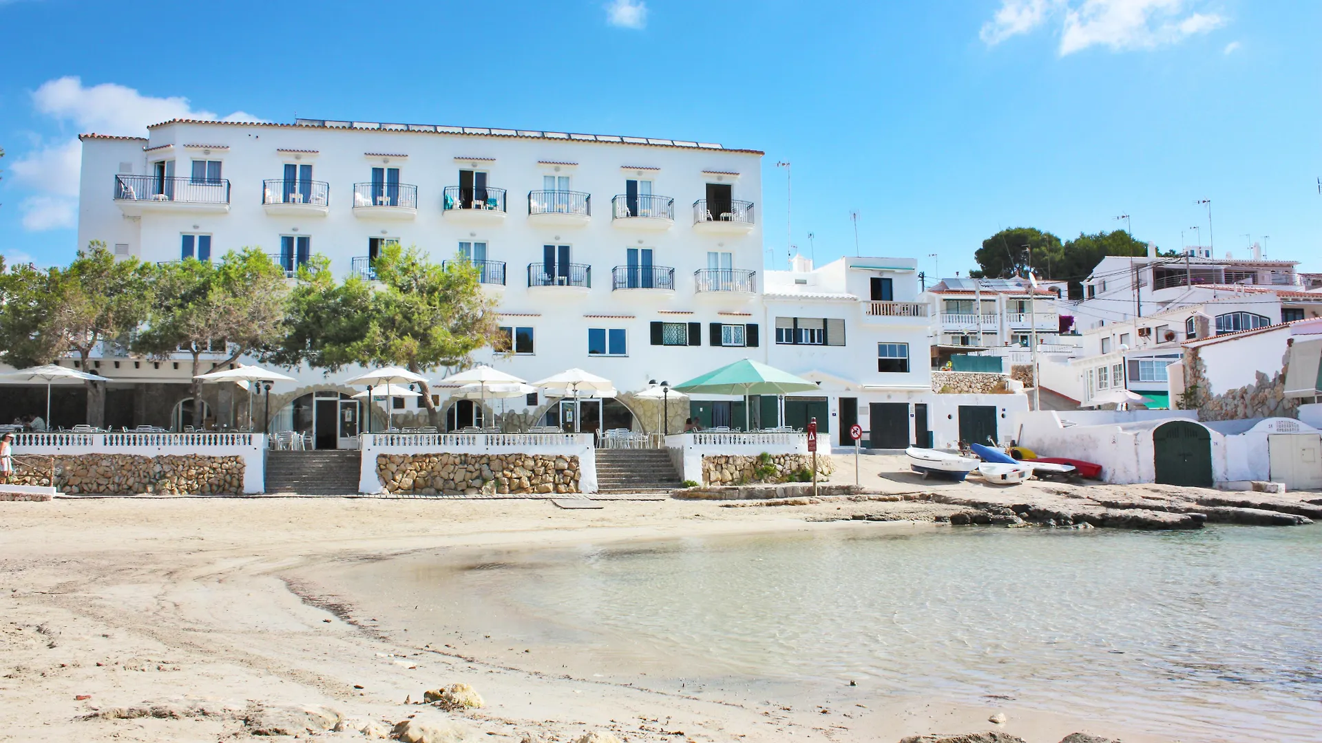 Hostal Xuroy Cala Alcaufar Spanyolország